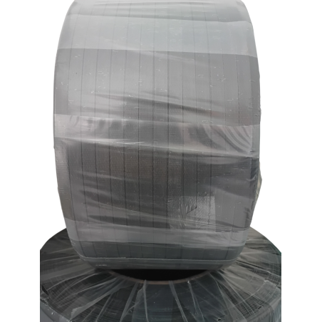 Plastik Polipropilen (PP) Çember 12mm x 0.70mm x 2500 Mt Siyah